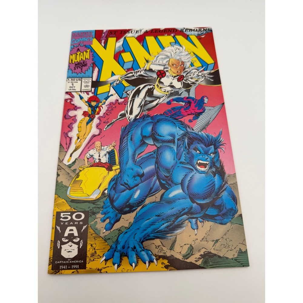 Marvel Comics X-Men Vol 1 No 1 Oct 1991 A Mutant Milestone Beast Storm Cover